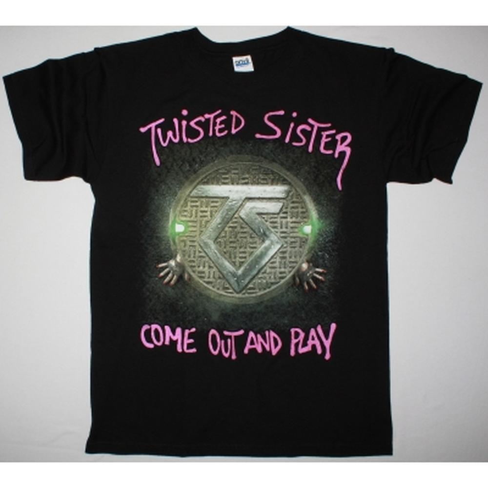 Twisted Sister Come Out And Play85 New Black T-Shirt